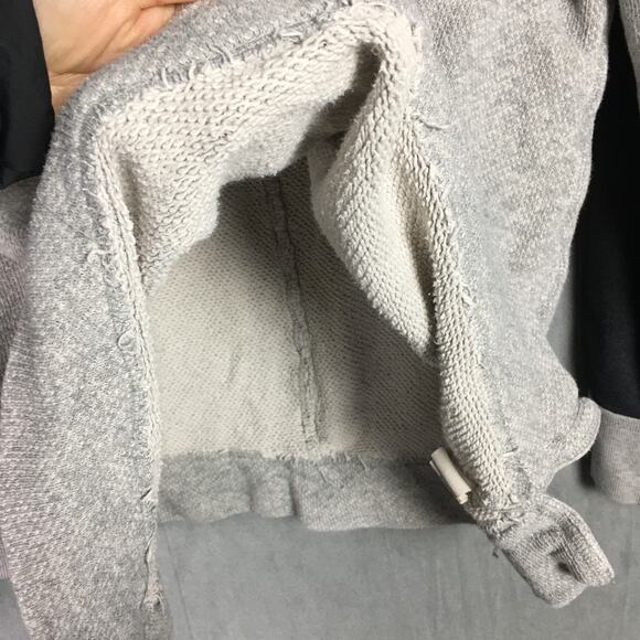Free People Women's Grey Oversized Knit Cowl Neck Gorpcore Sweater Women's Sz XS - Picture 8 of 15